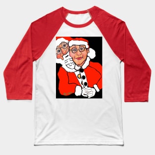 Santa and Mrs. Claus Forever Baseball T-Shirt